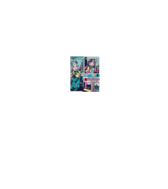 Anime Vaporwave benzi desenate model alb pe tricou