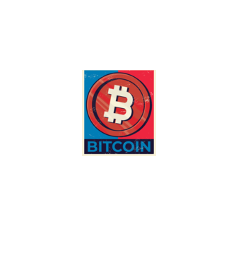 Bitcoin Criptomonedă model albastru jeanși pe tricou