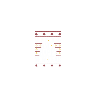 Merry crisis and a happy new fear model negru pe tricou