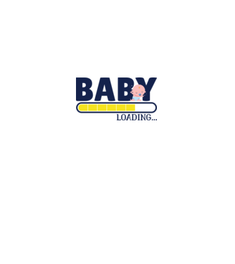 Baby is loading - tricou amuzant pentru mămici model alb pe tricou