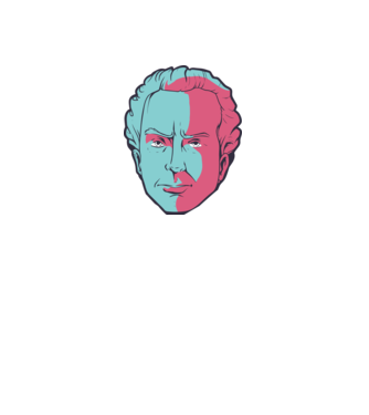 Immanuel Kant model gri închis pe tricou
