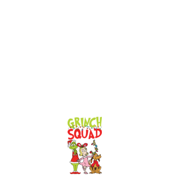 Grinch Squad model negru pe tricou