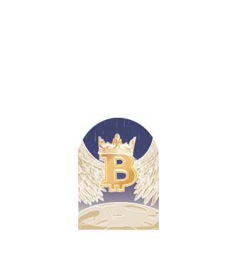Bitcoin To The Moon Aselenizare model negru pe tricou