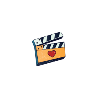 Cinema Film model gri pe tricou