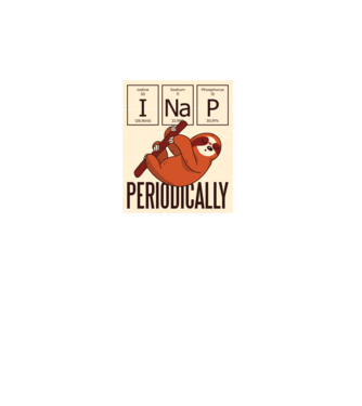I NaP Periodic tricou leneș model turcoaz pe tricou