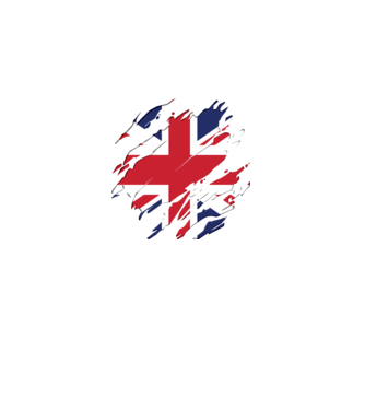 UK Steagul Regatului Unit model negru pe tricou