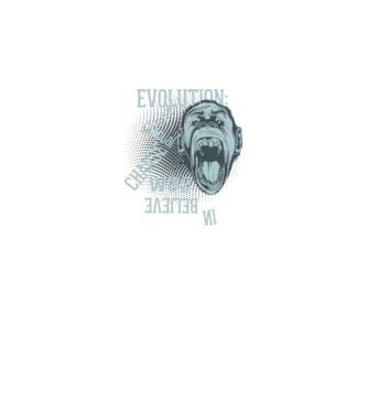 Evolution - Very gradual change model negru pe tricou