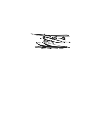 Hydroplane avion model alb pe tricou