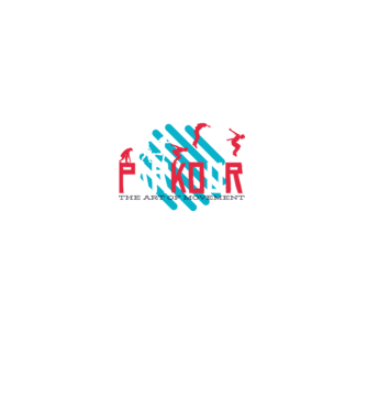 Parkour - Arta mișcării model gri pe tricou
