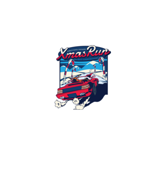 Xmas Outrun Retro Jucărie Crăciun model negru pe tricou