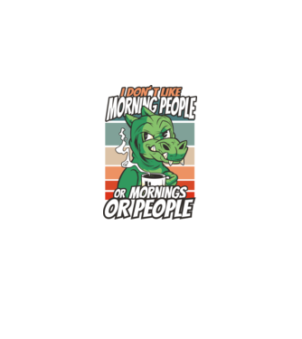 Urăsc diminețile și oamenii antisocial model  pe tricou