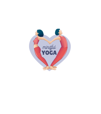 Dragoste Yoga - tricou Yoga model albastru închis pe tricou