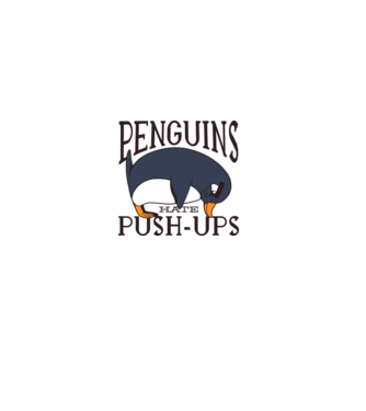 Pinguinii urăsc flotările model turcoaz pe tricou