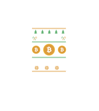 Merry Gainmas Bitcoin tricou cu pulovăr urât model negru pe tricou