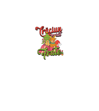 CRĂCIUN FERICIT FRATE / SORĂ model negru pe tricou