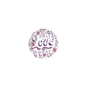 'Only Love Today tricou pentru Valentine''s Day' model liliachiu pe tricou