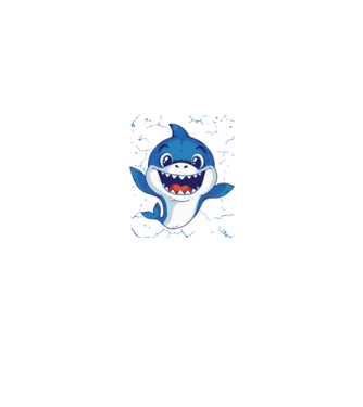 Baby Shark tricou drăguț cu rechin model turcoaz pe tricou