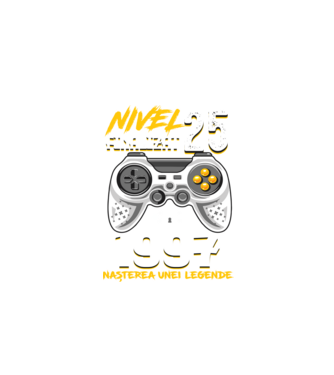 Nivel 25 finalizat. 1997 nașterea unei legende model negru pe tricou