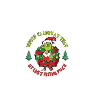 Would ya look at that - Grinch model negru pe tricou