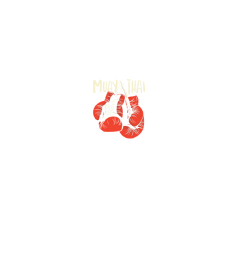 Muay Thai model negru pe tricou