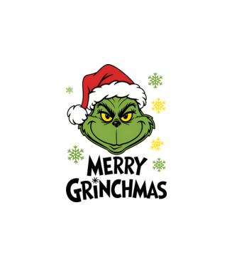 Merry Grinchmas Alb model alb pe tricou