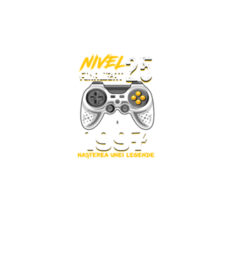 Nivel 25 finalizat. 1997 nașterea unei legende model negru pe tricou