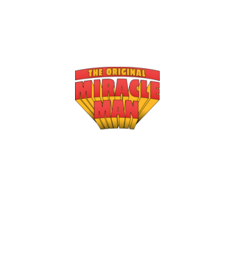 The Original Miracle Man model negru pe tricou