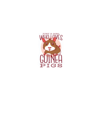Doar o fată care iubește porcușorii de Guineea model liliachiu pe tricou