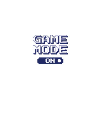 Game mode on Gamer pixel model roz deschis pe tricou