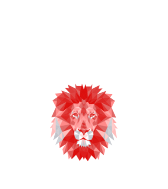 Red Lion model negru pe tricou