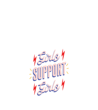Girls Support Girls Ziua Femeii model albastru închis pe tricou