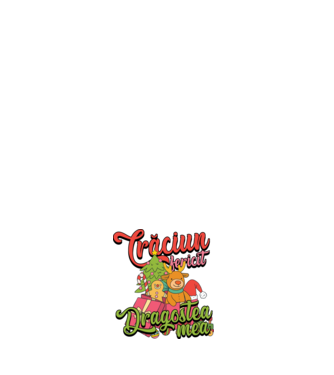 CRĂCIUN FERICIT DRAGOSTEA MEA model negru pe tricou