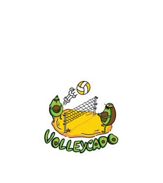Avocado Volei model nisipiu pe tricou