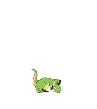 T-rex Push-up model negru pe tricou