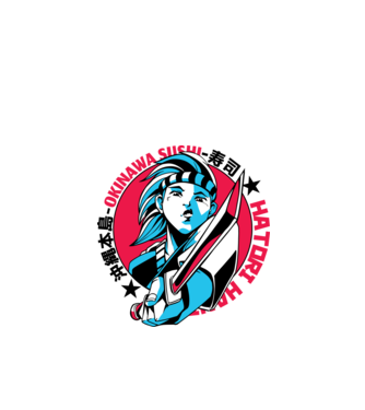 Fată Anime cu sabie model alb pe tricou
