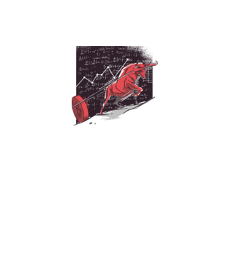 Taur Bitcoin model alb pe tricou