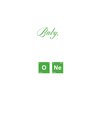 Baby you are the one model negru pe tricou