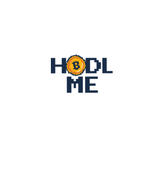 Hodl Me Bitcoin model alb pe tricou