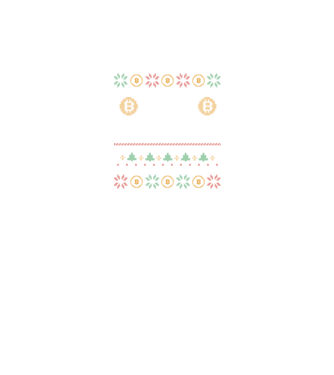 Buy the Dip Bitcoin Ugly Sweater model negru pe tricou