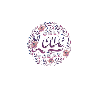 'Only Love Today tricou pentru Valentine''s Day' model alb pe tricou