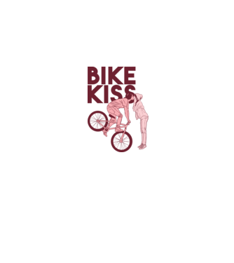 Pupici cu bicicletă model gri pe tricou