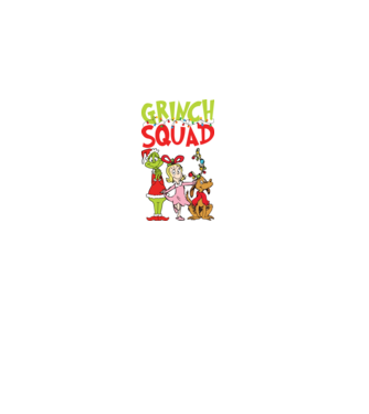 Grinch Squad model negru pe tricou