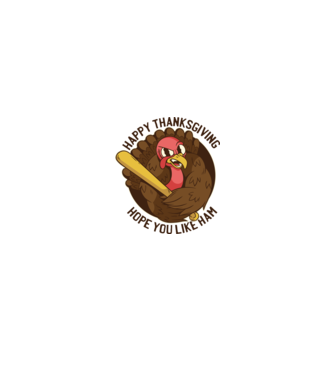 Happy Thanksgiving - Hope you like Ham model alb/roșu pe tricou