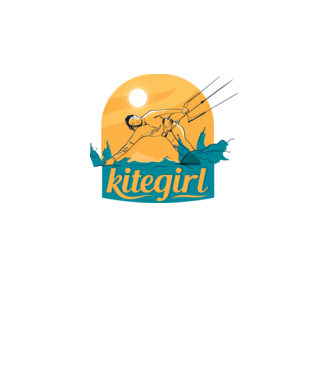 Tricou Kitegirl Kitesurf model alb pe tricou