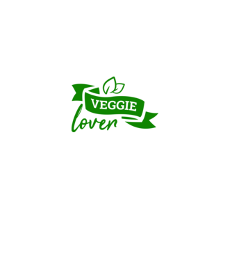 Veggie lover Iubitor de legume model alb pe tricou