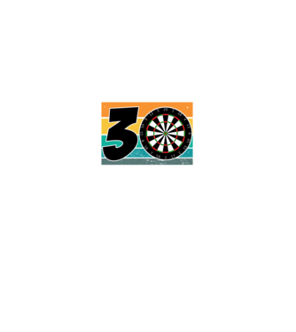 'I''m not 30 I''m double 15 darts birthday' model negru pe tricou