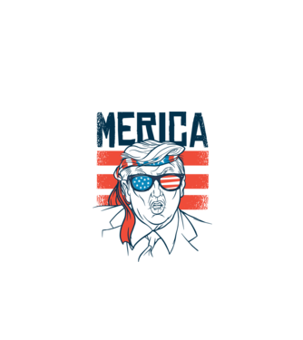 Merica Trump 2020 Usa model alb pe tricou