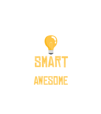 Smart este noul cool model negru pe tricou