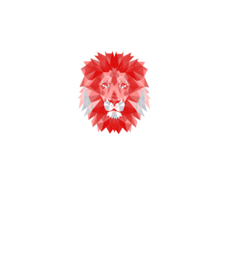 Red Lion model negru pe tricou