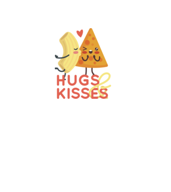 'Hawaii pizza dragoste tricou drăguț Valentine''s Day' model verde pe tricou